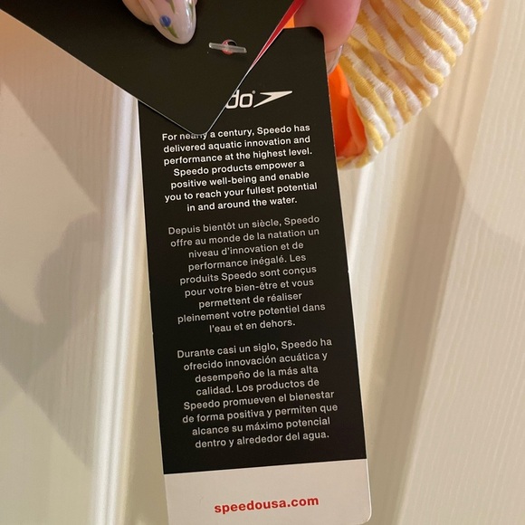 Yellow Speedo bikini top - Picture 5 of 9